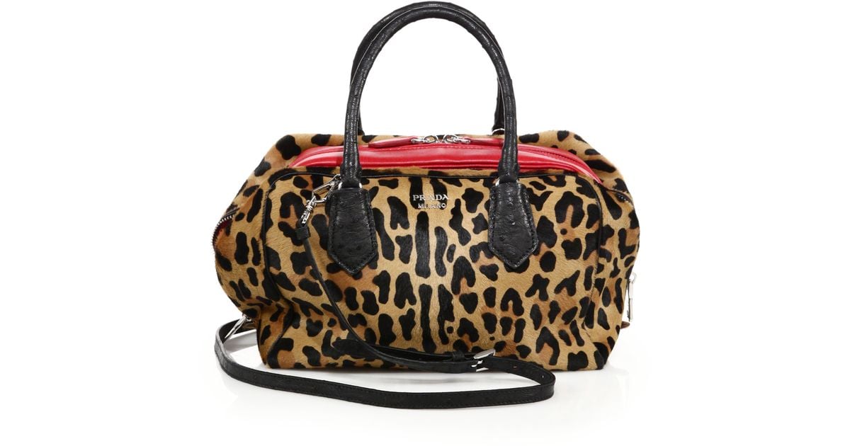 leopard print prada bag