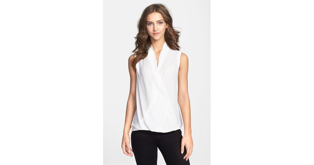 pleione wrap blouse