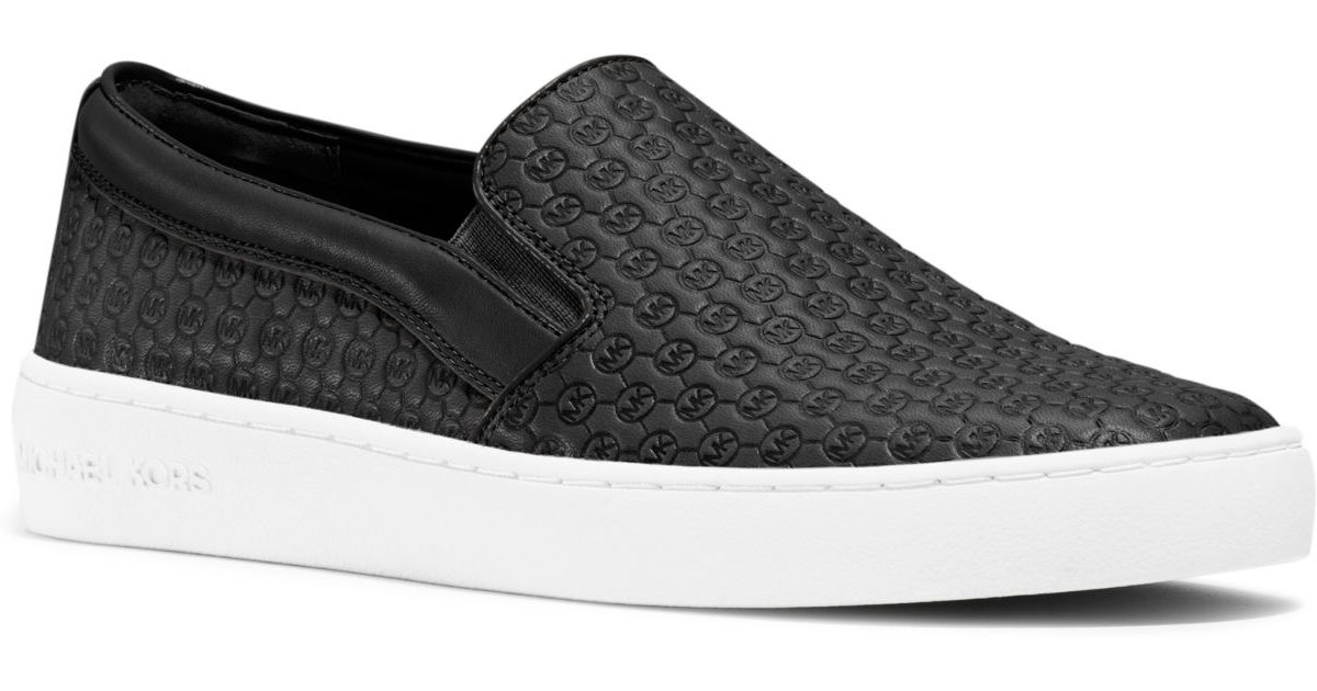 michael kors black slip on sneakers