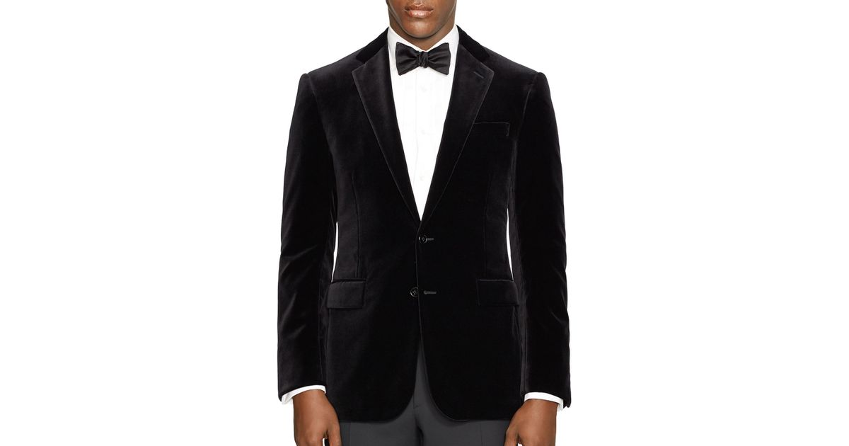 ralph lauren velvet blazer