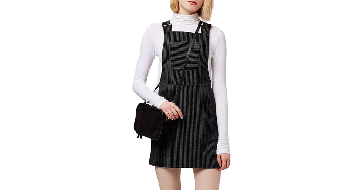 pinstripe pinafore