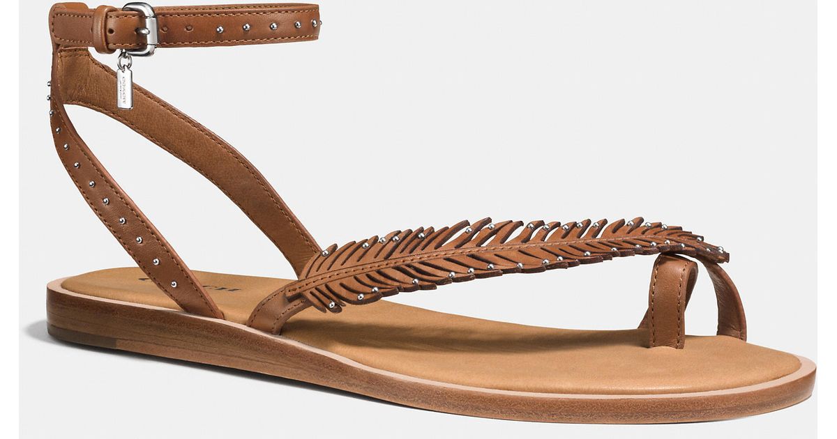 coach beach sandals