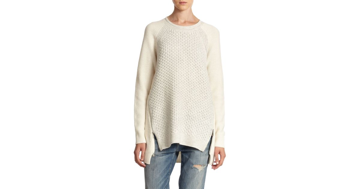 side zip sweater
