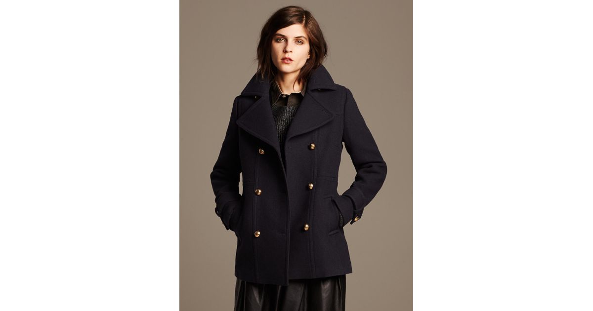 banana republic wool peacoat
