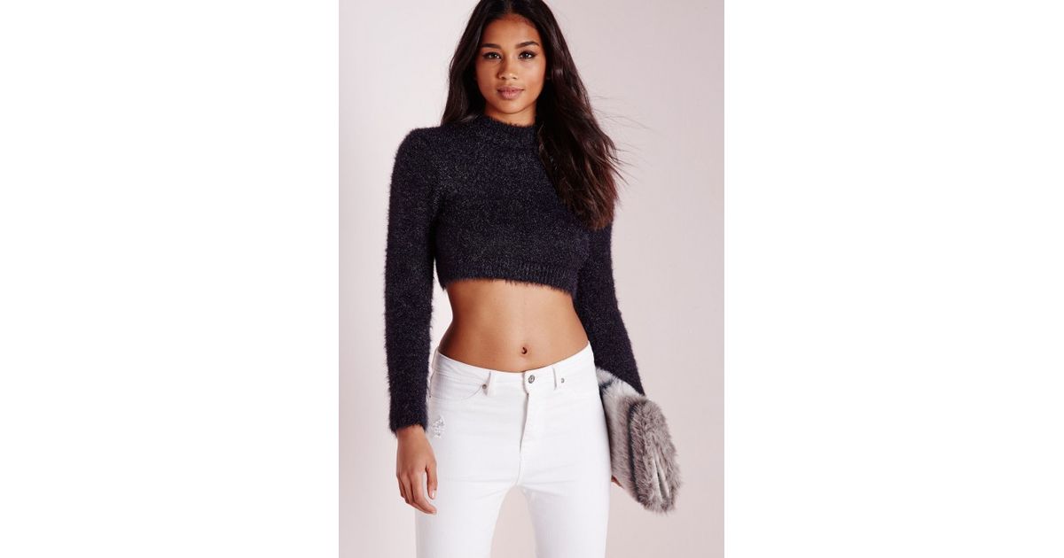 long sleeve crop jumper