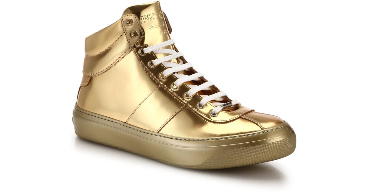 Jimmy Choo Belgrave Metallic High-top 
