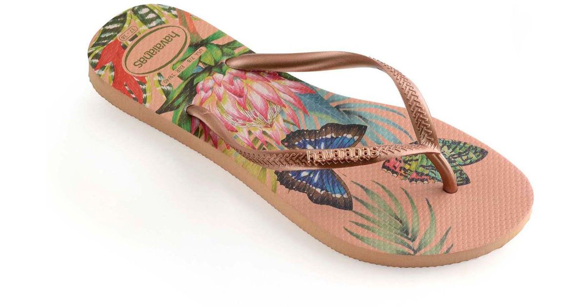 ipanema floral flip flops