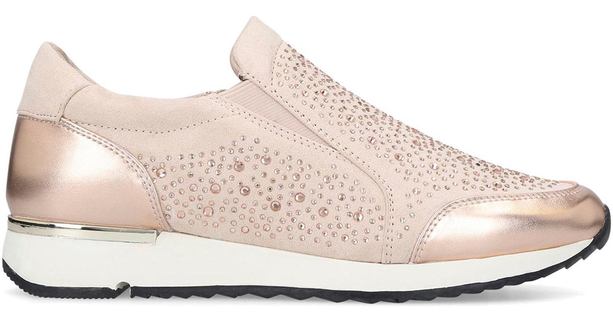 kurt geiger carvela slip on trainers
