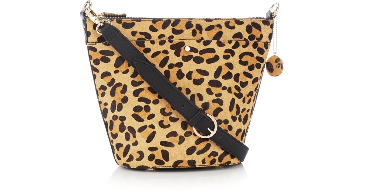 faith leopard print bag