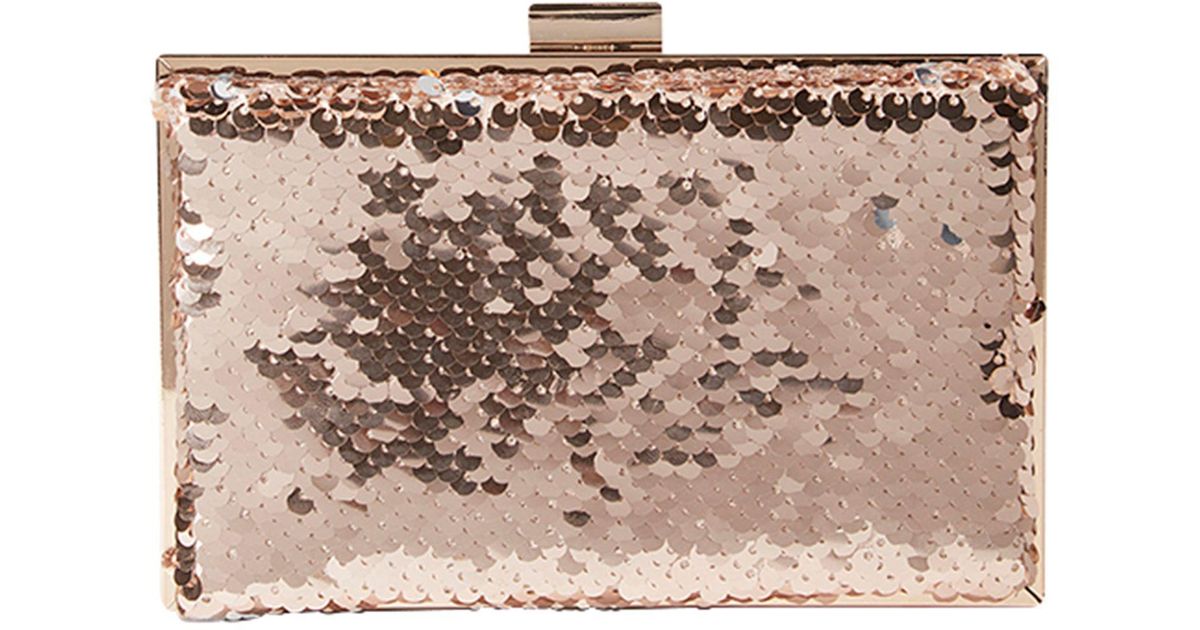 debenhams gold clutch