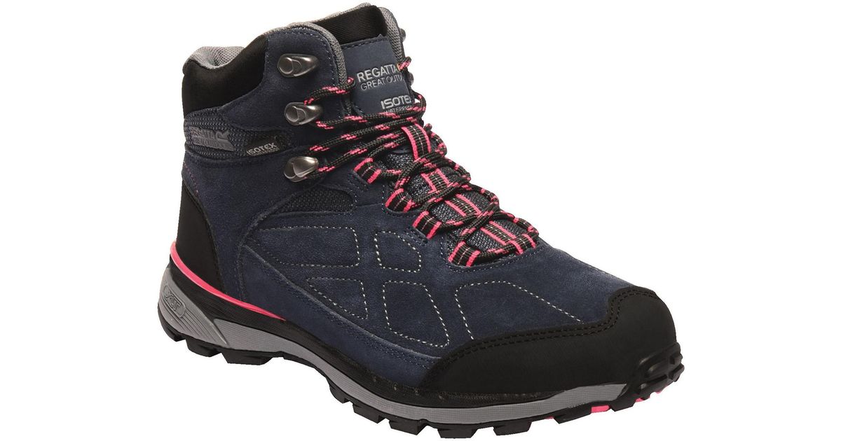 Regatta Samaris Suede Hiking Boots in Blue for Men - Lyst