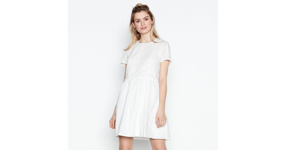 red herring broderie anglaise dress