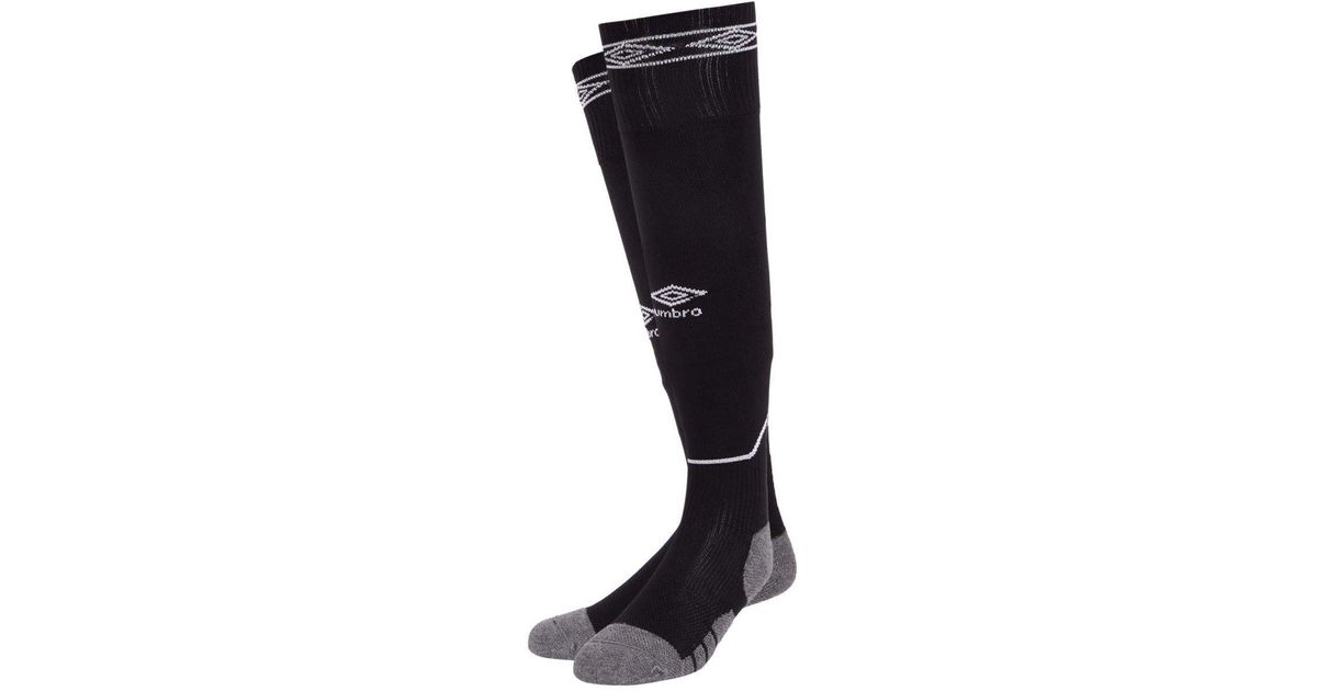 Black umbro sale football socks