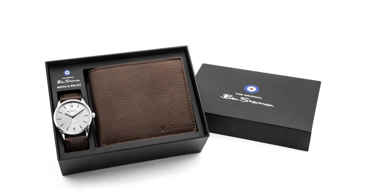 Ben Sherman Watch Wallet Gift Set Fashion Analogue Quartz Watch