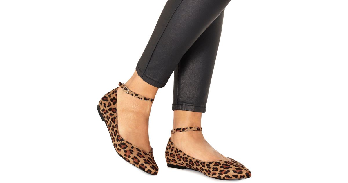 faith leopard print trainers