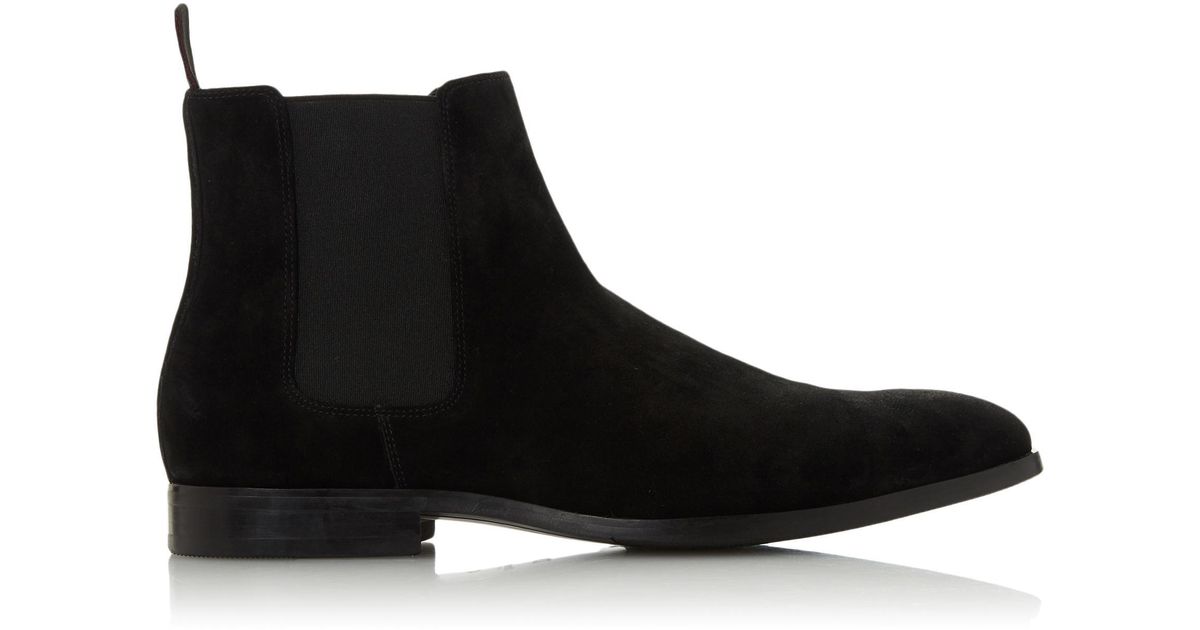 dune mandel chelsea boot