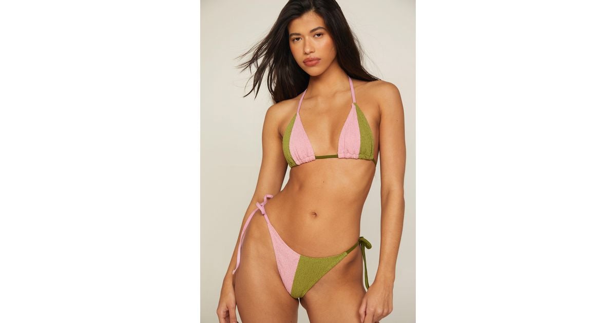 Swirl 3 Pc Triangle Bikini and Sarong Set