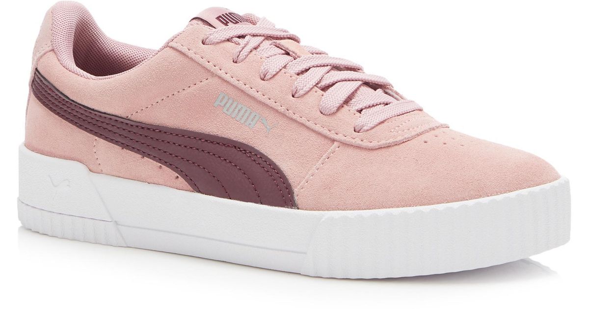 puma carina mid top trainers