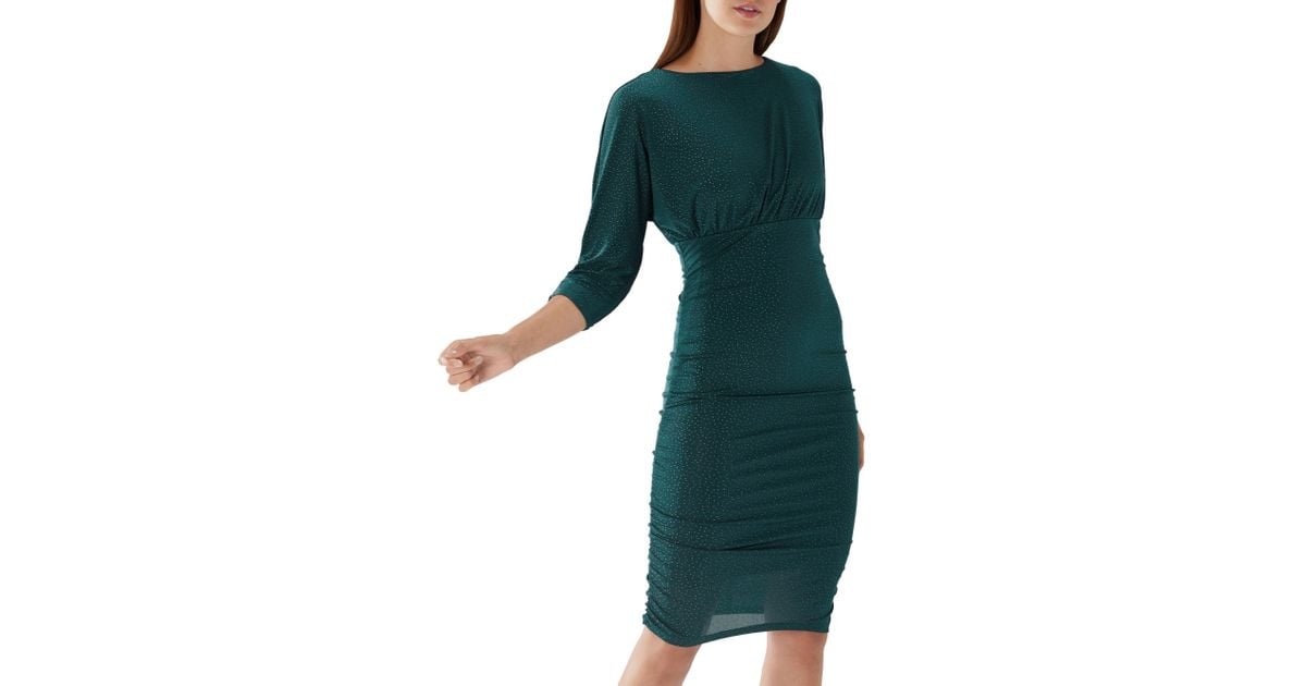coast dark green dress