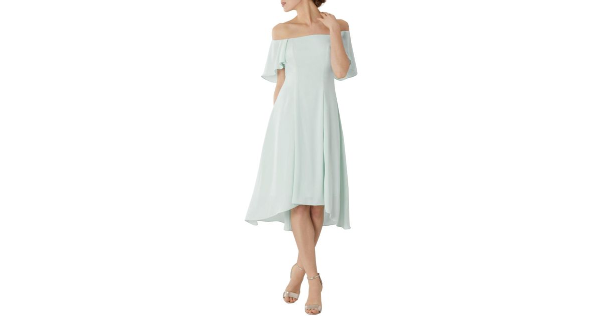 coast green bardot dress