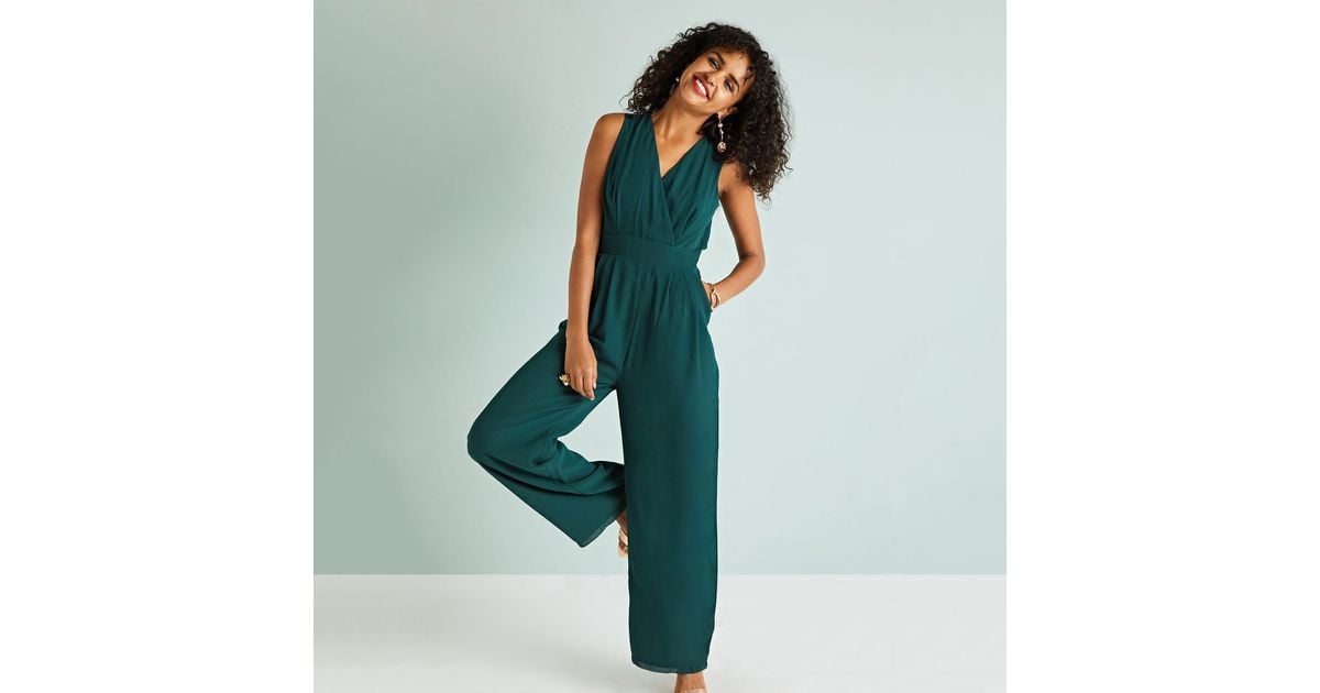 yumi green jumpsuit