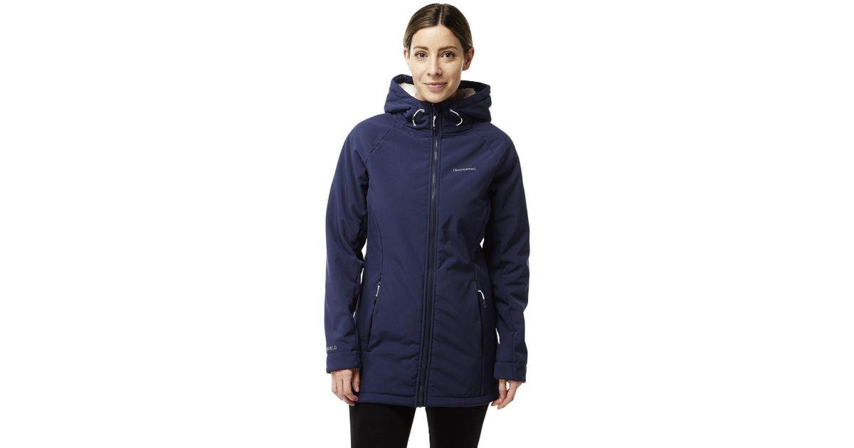 craghoppers ingrid hooded jacket black