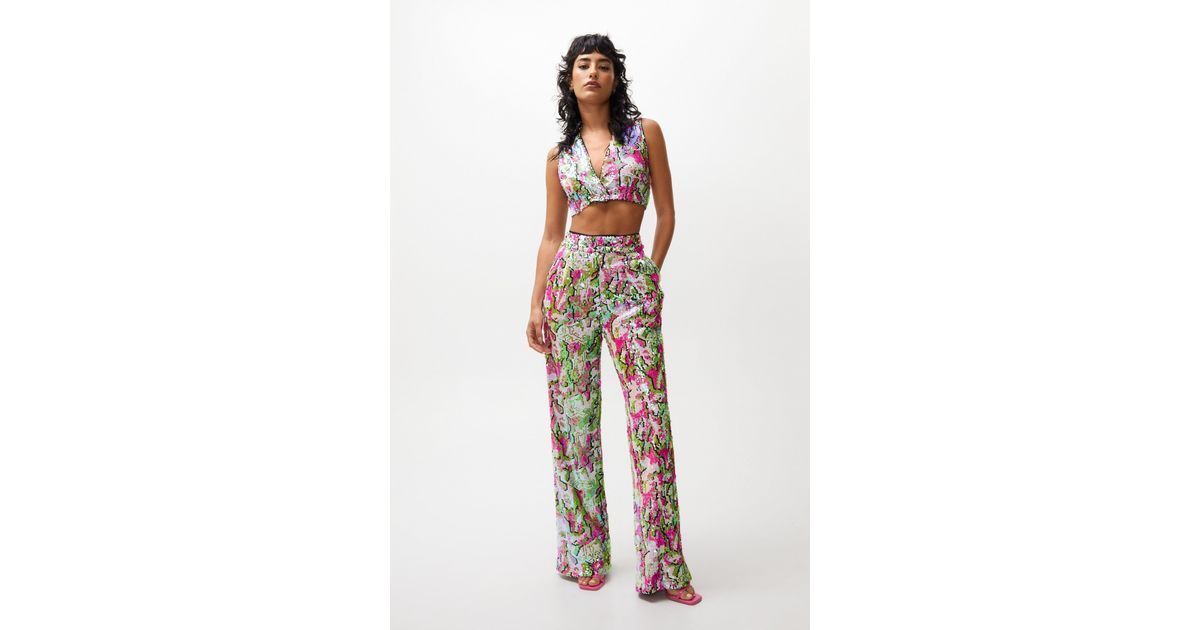 Multi color sequin clearance pants