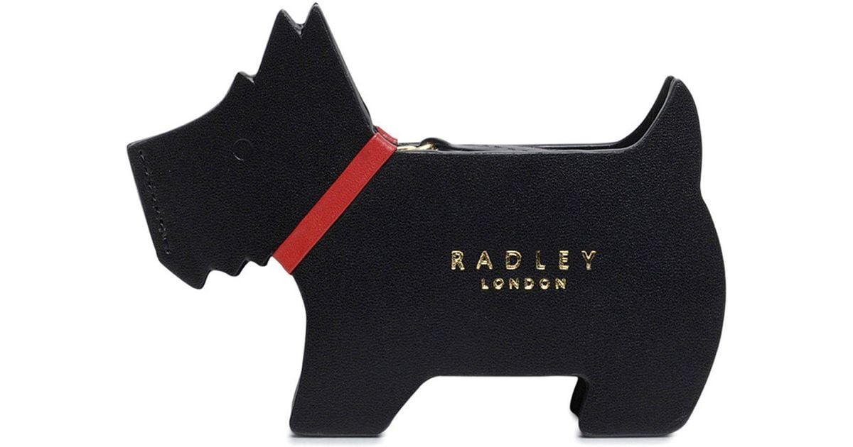 Radley Leather Profile Dog Small Coin Purse in Black Lyst