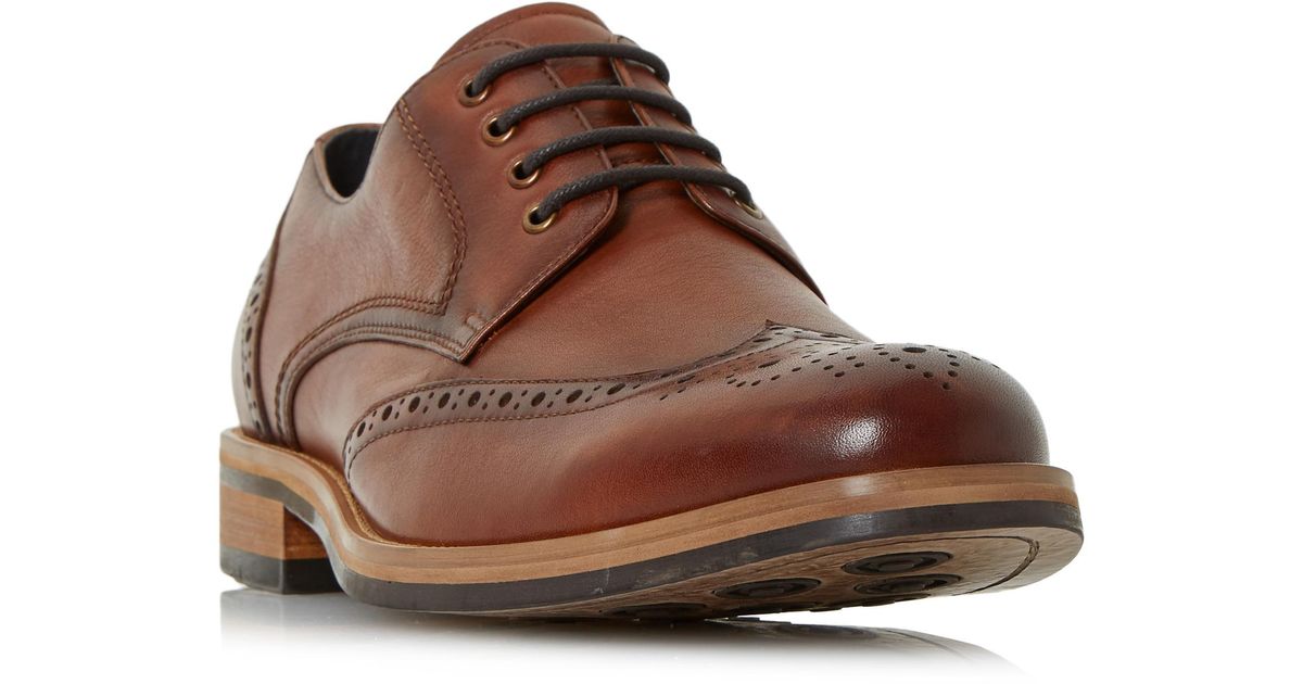 bertie tan brogues