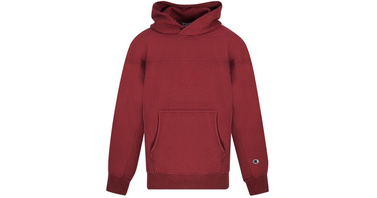 Champion hoodie sales dark red