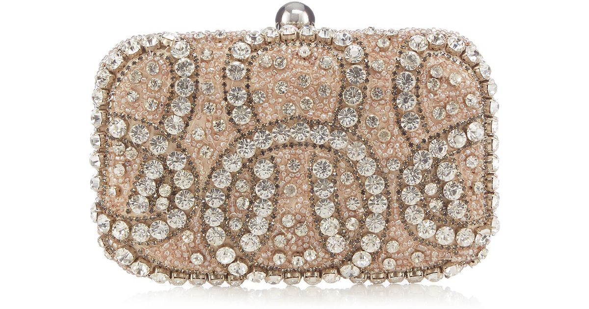 gold embellished clutch