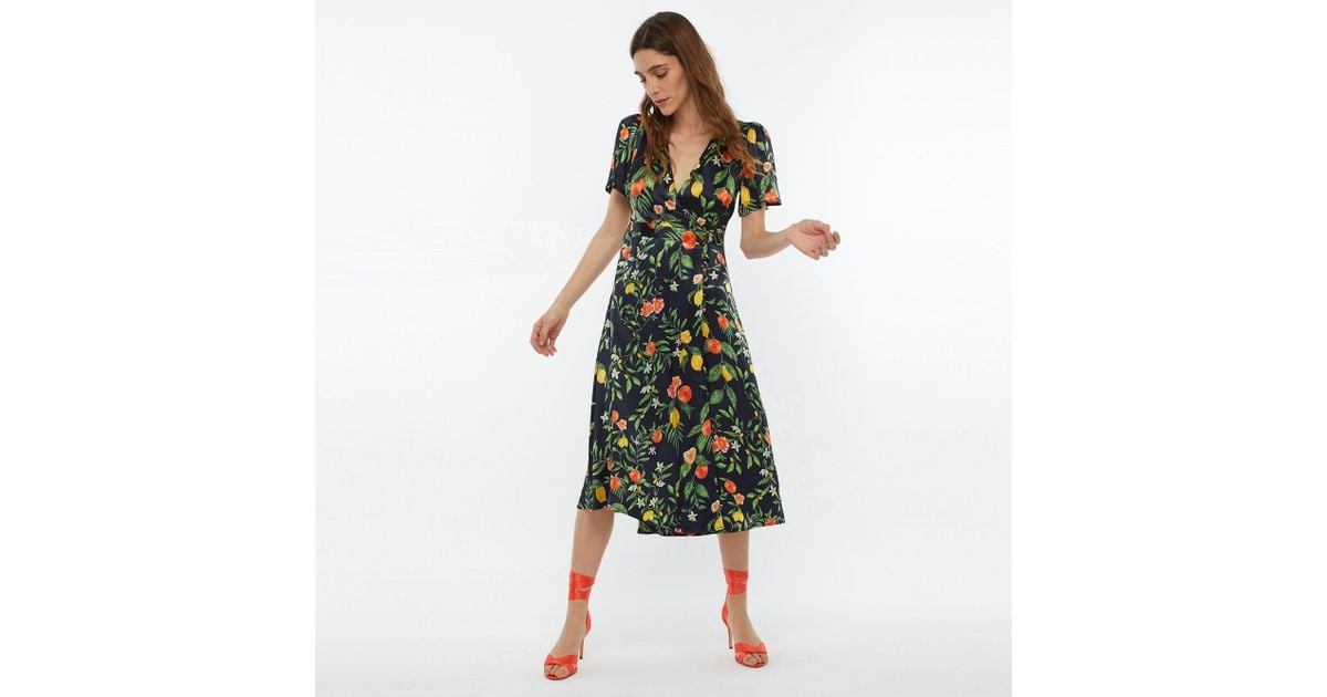 monsoon opal print tea dress