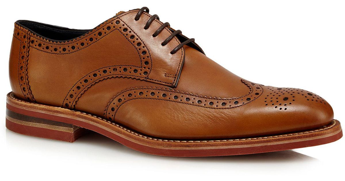 Loake Tan Leather 'redgrave' Brogues in 