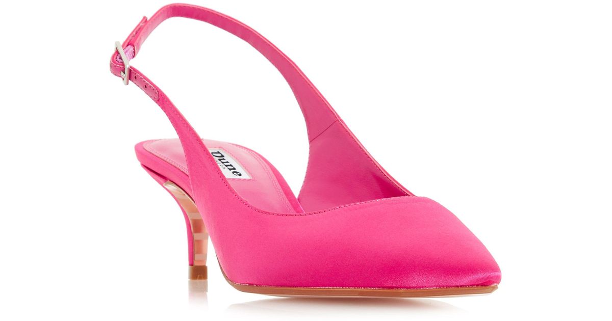 pink mid heel shoes