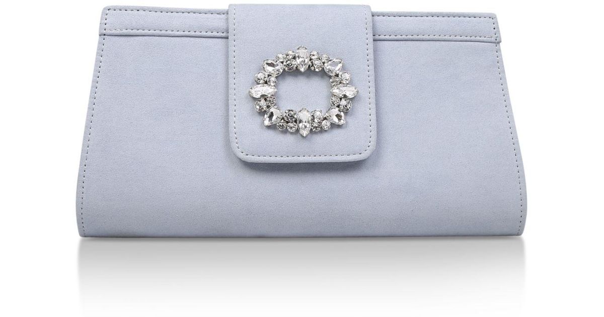 pale blue evening bag