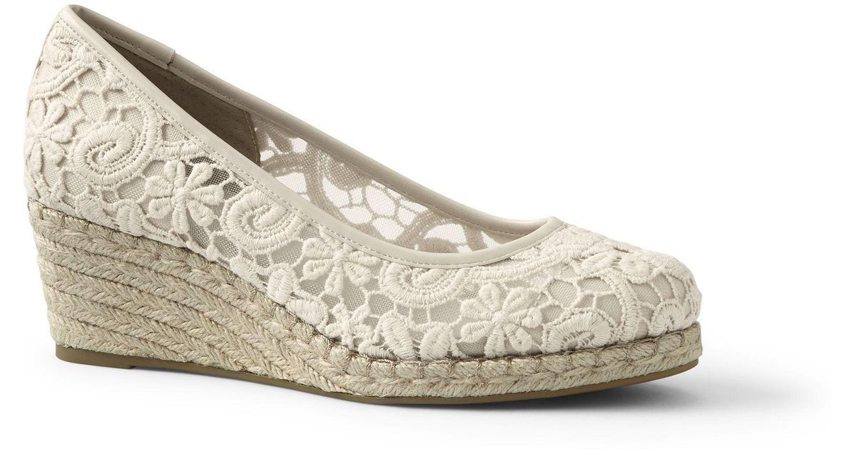 cream wedge shoes