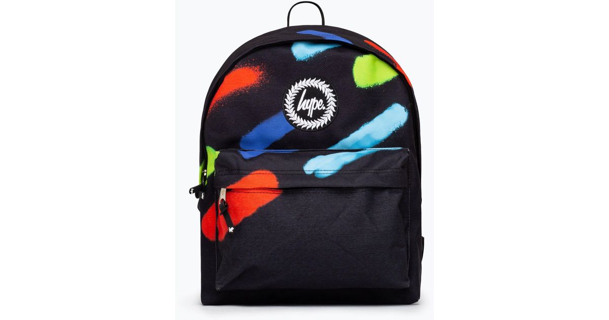 Hype Spray Run Crest Backpack in Blue Lyst UK