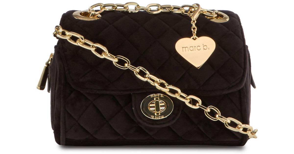 marc b knightsbridge quilted shoulder bag