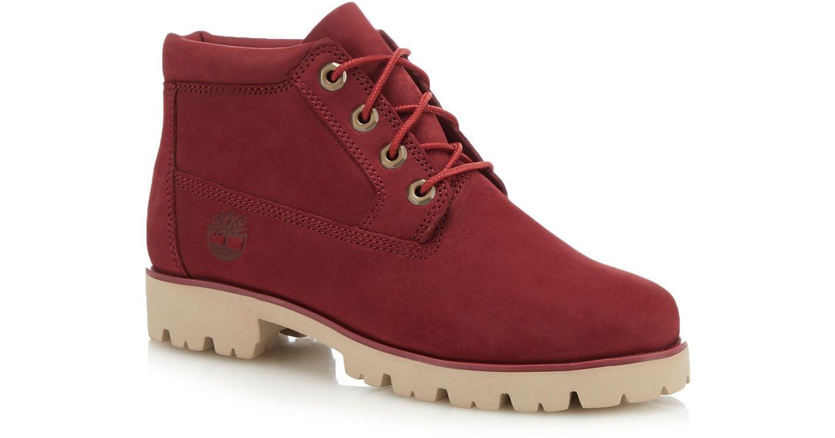heritage lite nellie chukka for women in red