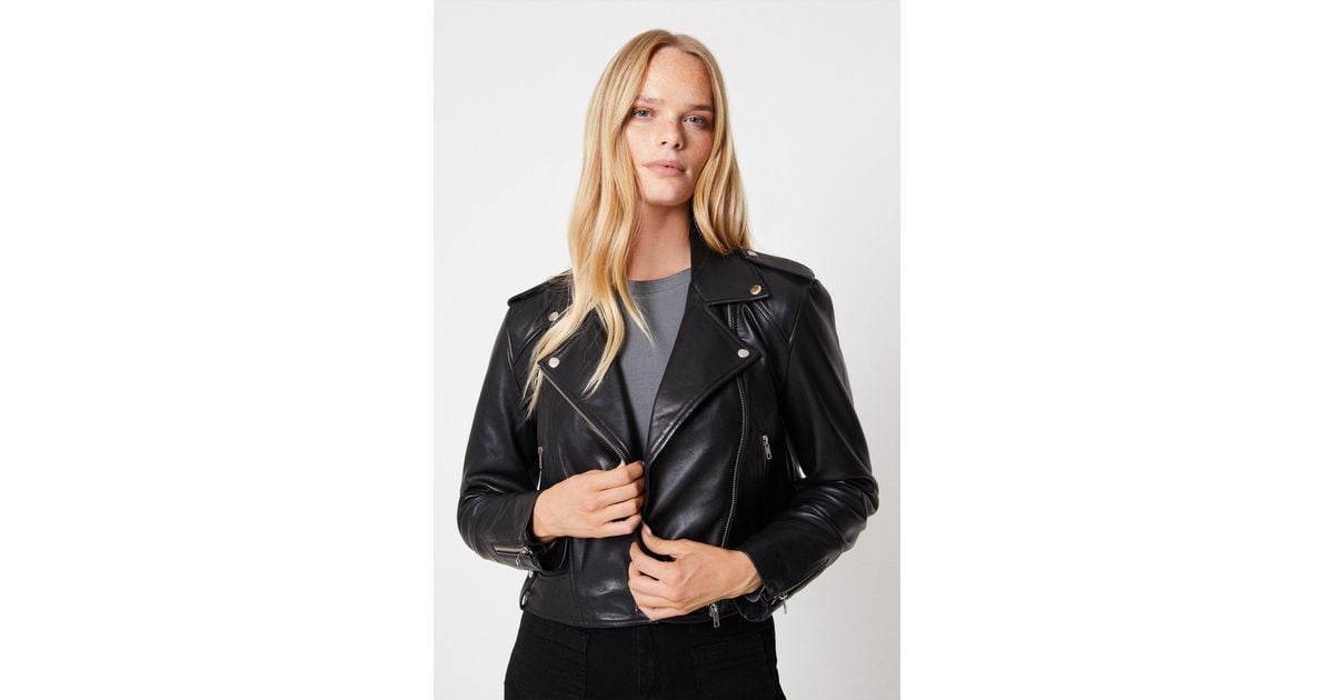 Oasis leather outlet jacket