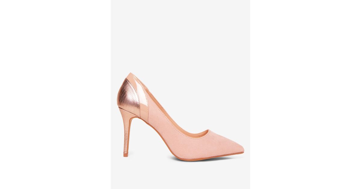 pale pink wide fit shoes