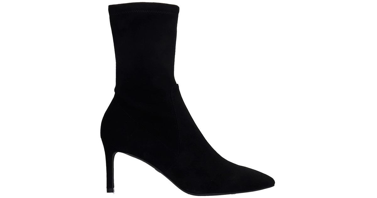 Stuart Weitzman Wren Suede Sock Boots 
