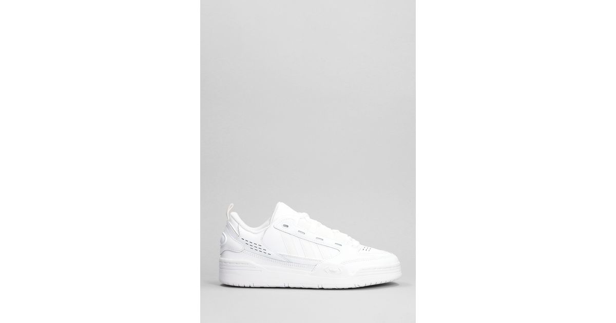 adidas Adi 2000 Sneakers In White Leather And Fabric | Lyst