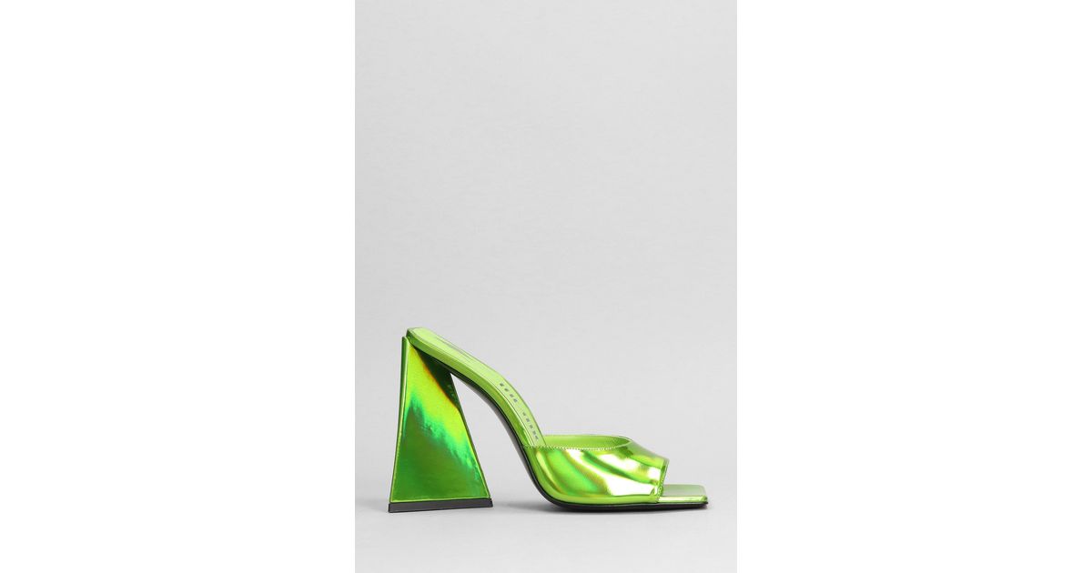 the attico devon pink mule