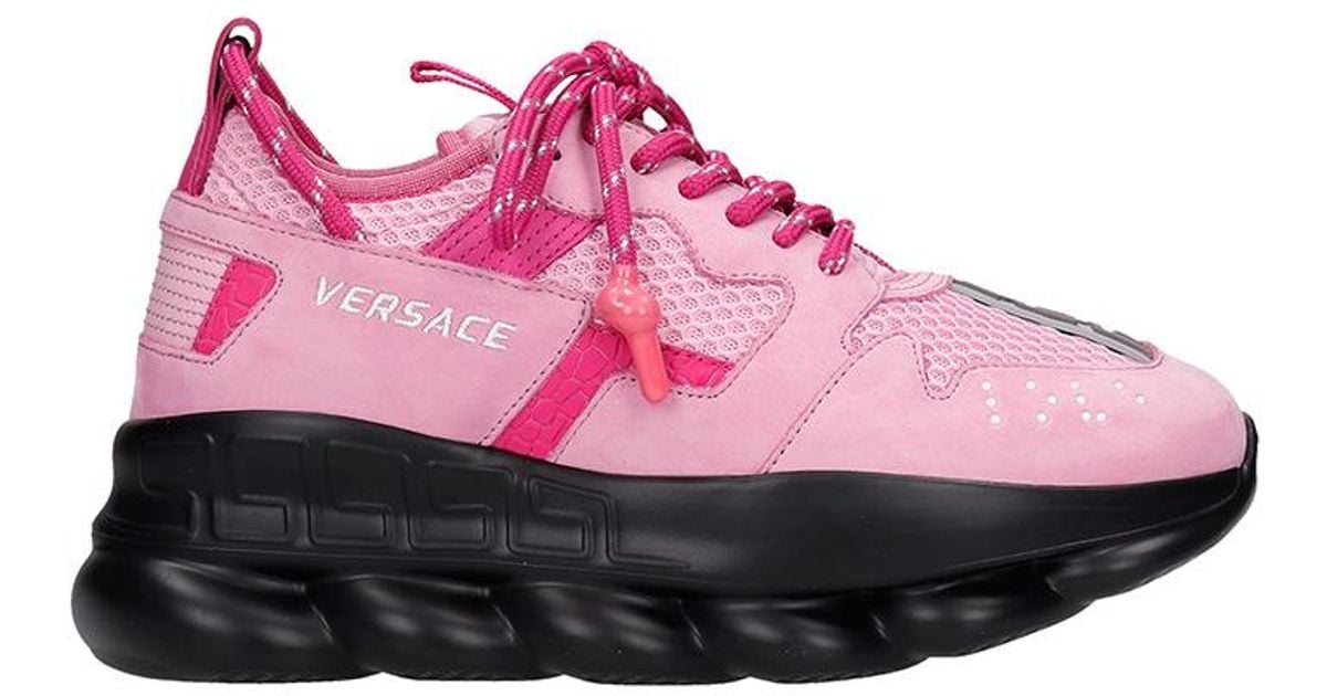 versace pink platforms