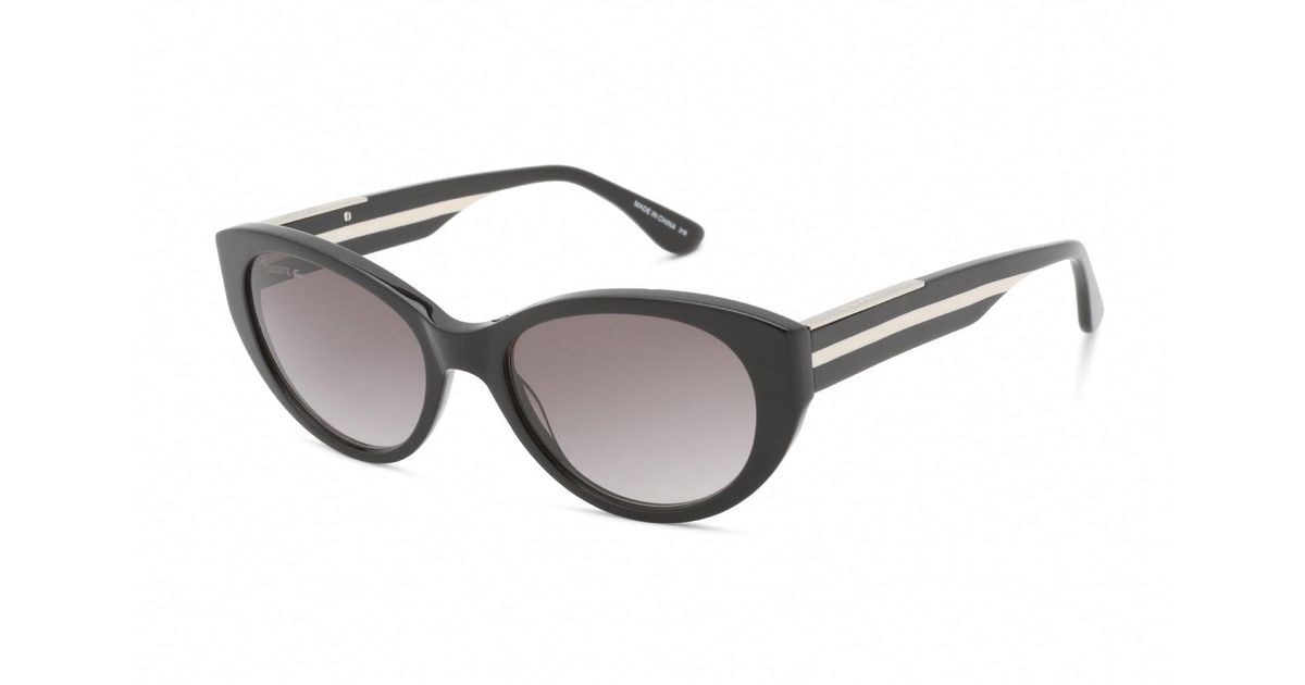 Lacoste L912s Sunglasses Black/grey Gradient in Grey Lyst UK