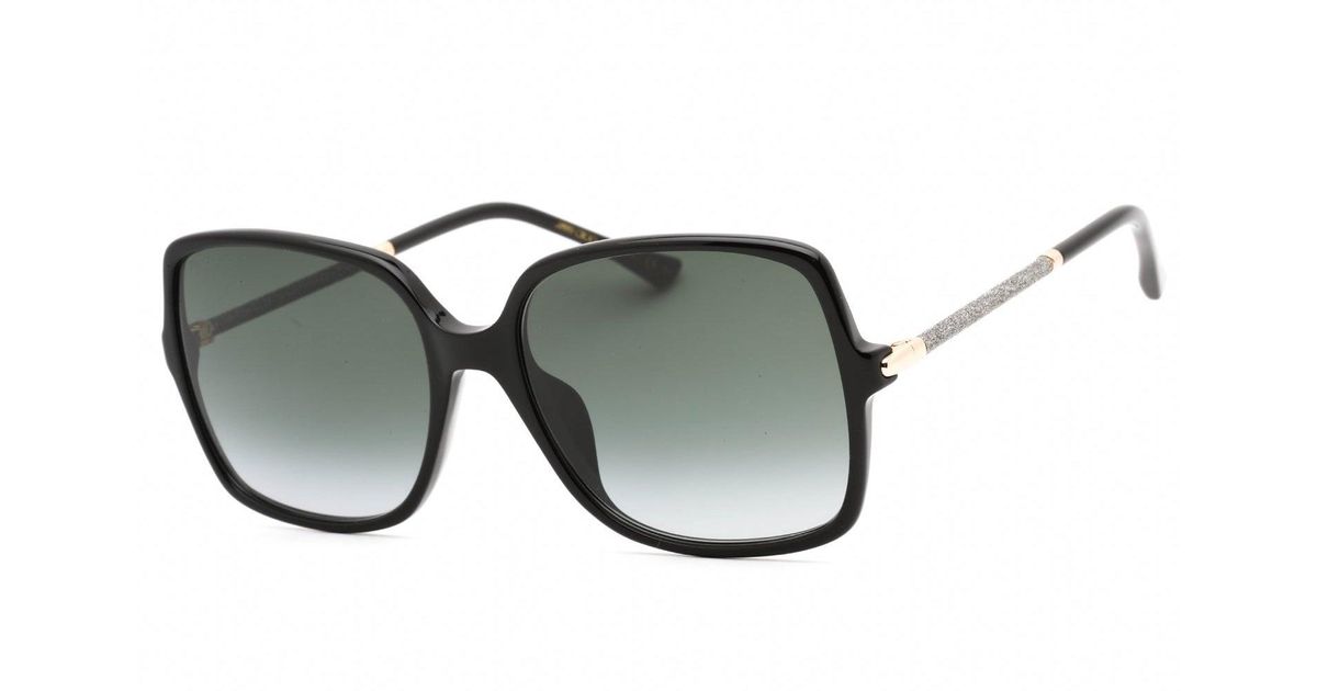 Jimmy Choo Eppie/g/s Sunglasses Black / Grey Gradient Lyst UK