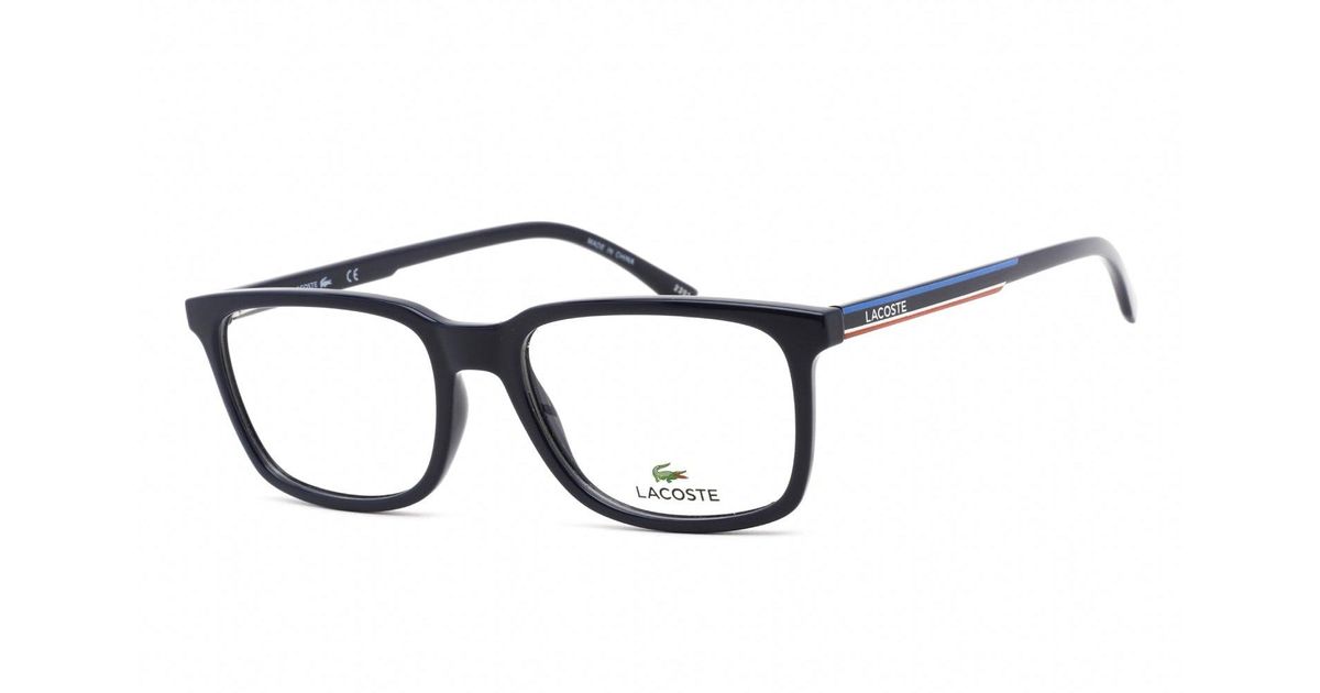 Lacoste L2859 Eyeglasses Blue/clear Demo Lens for Men Lyst
