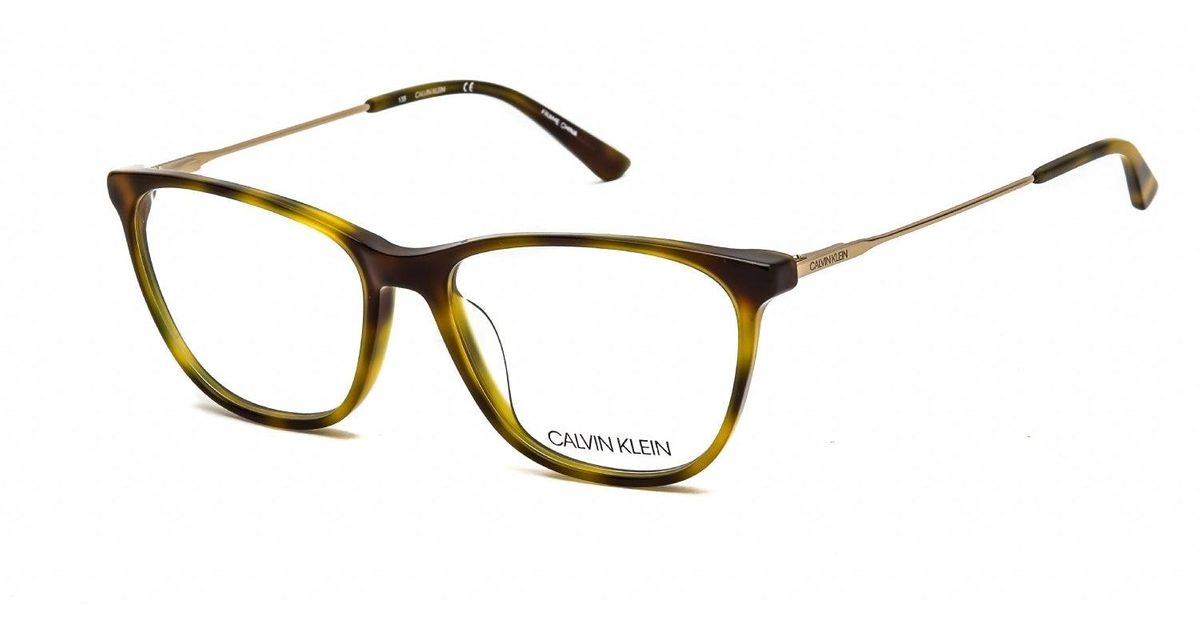 Calvin Klein Ck18706 Eyeglasses Soft Tortoise/clear Demo Lens in
