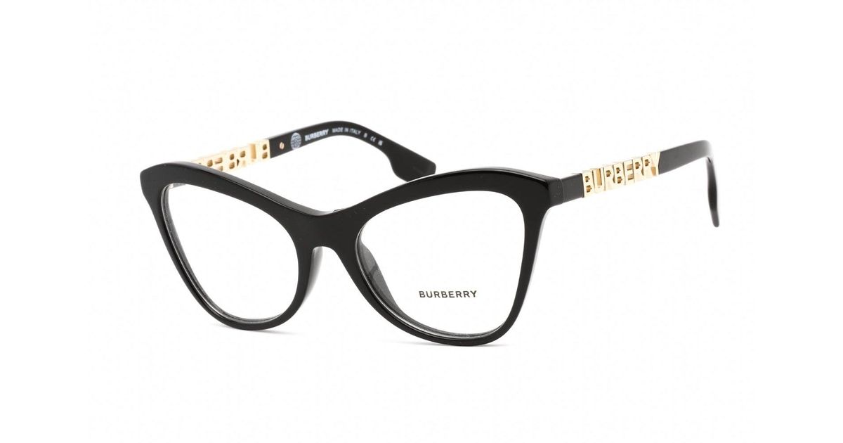 Burberry 0be2373u Eyeglasses Black / Clear Demo Lens | Lyst